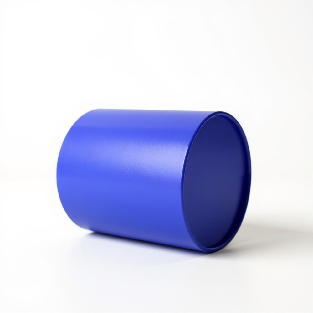 Бюджетная коробка с завальцовкой без крышки 22,2х24см .Цвет;Синий.