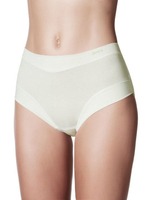 Набор из 2 хлопковых высоких +size трусиков-слип Esencial (Размер: XXXL) (Цвет: кремовый)