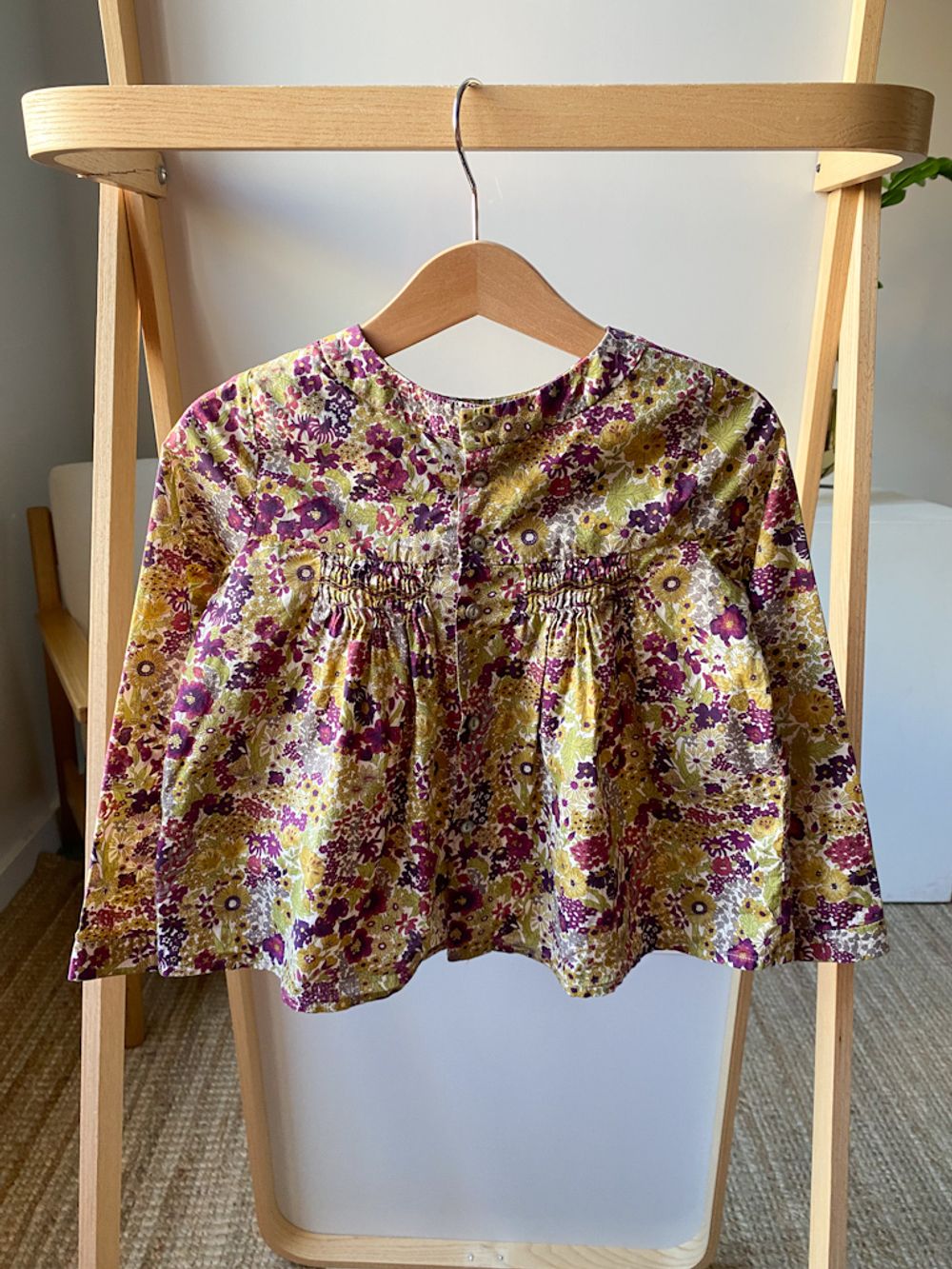 Хлопковая блузка Bonpoint, 104