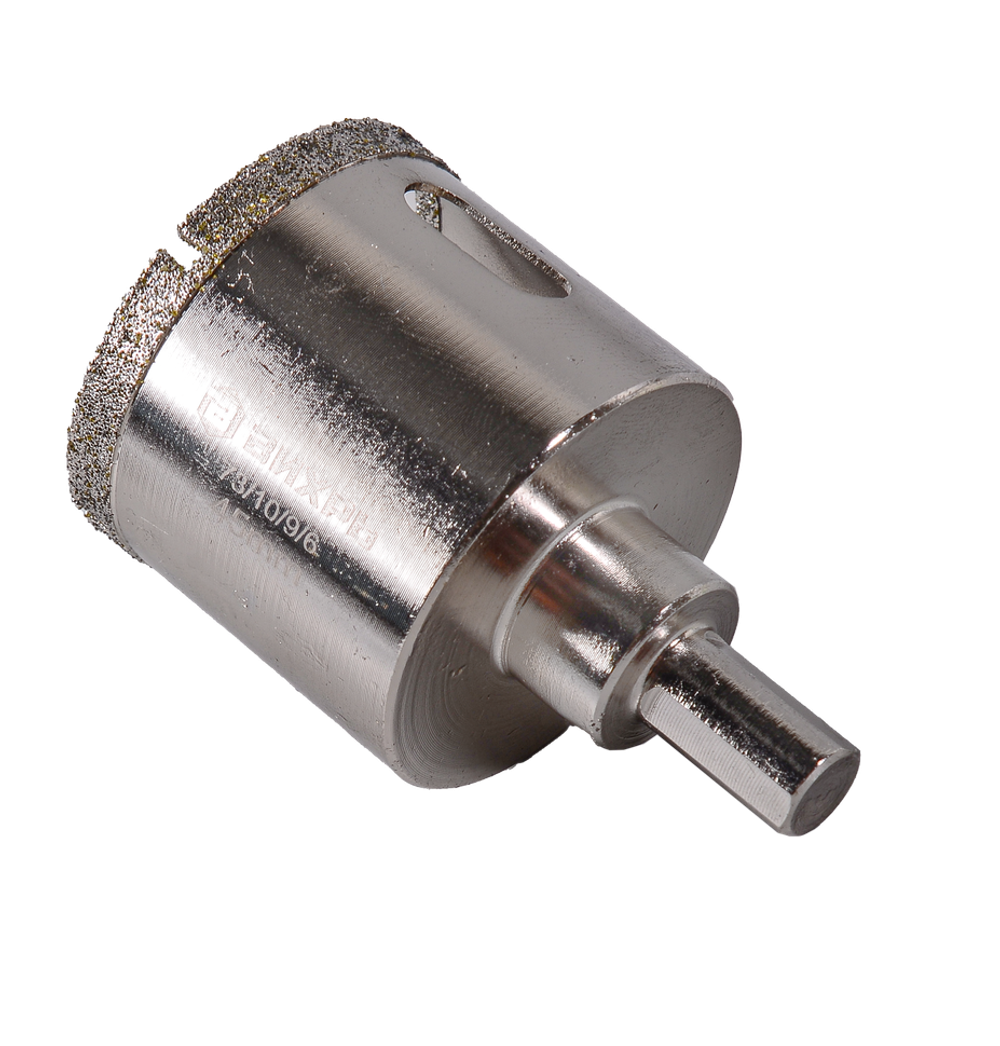 Коронка алмазная Вихрь по керамограниту/керамике, 45 мм