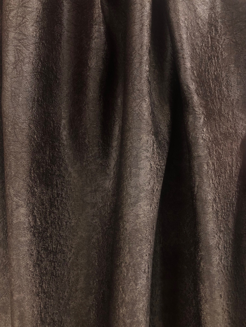 Ткань портьерная блэкаут лен двухсторонний коричневый артикул 327743