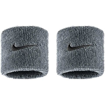 Теннисные напульсники Nike Swoosh 2P - cool grey/black