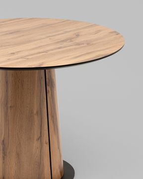 Стол круглый Пулон 100 см столешница HPL дуб вотан