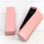 Коробка Ювелирная 20х4.5х2.7 см Набор 2 шт "Ромбики" (Розовый)