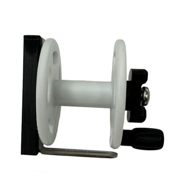 Катушка универсальная Scorpena горизонтальная 65 мм с направляющей белый