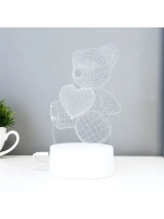 Светильник сенсорный «Мишутка» LED 7 цветов USB/от батареек