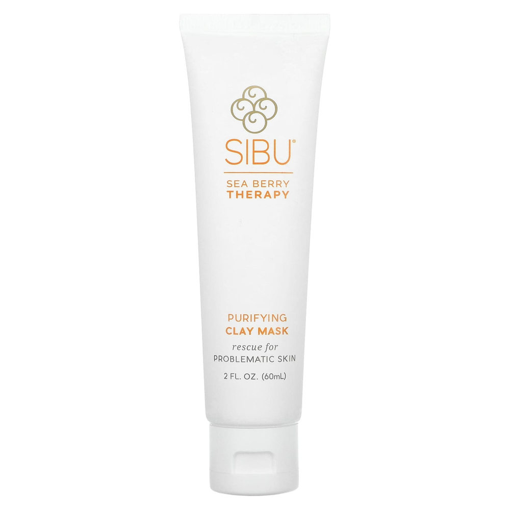 Sibu Beauty, Sea Berry Therapy, очищающая маска из глины, 60 мл (2 жидк. унц.)