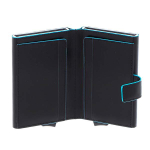 Картхолдер двойной Piquadro Blue Square/Nero