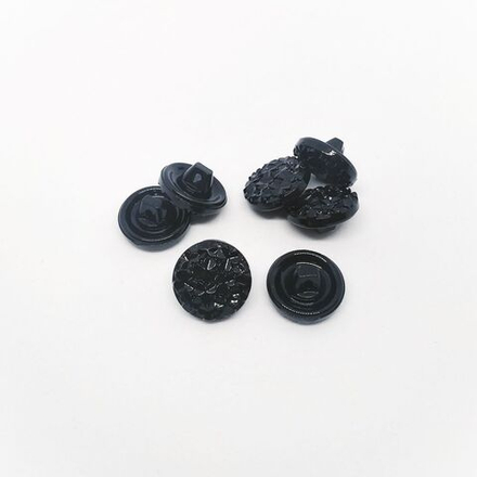 Т147 декор пришив.элемент, 15 мм, цв.черный