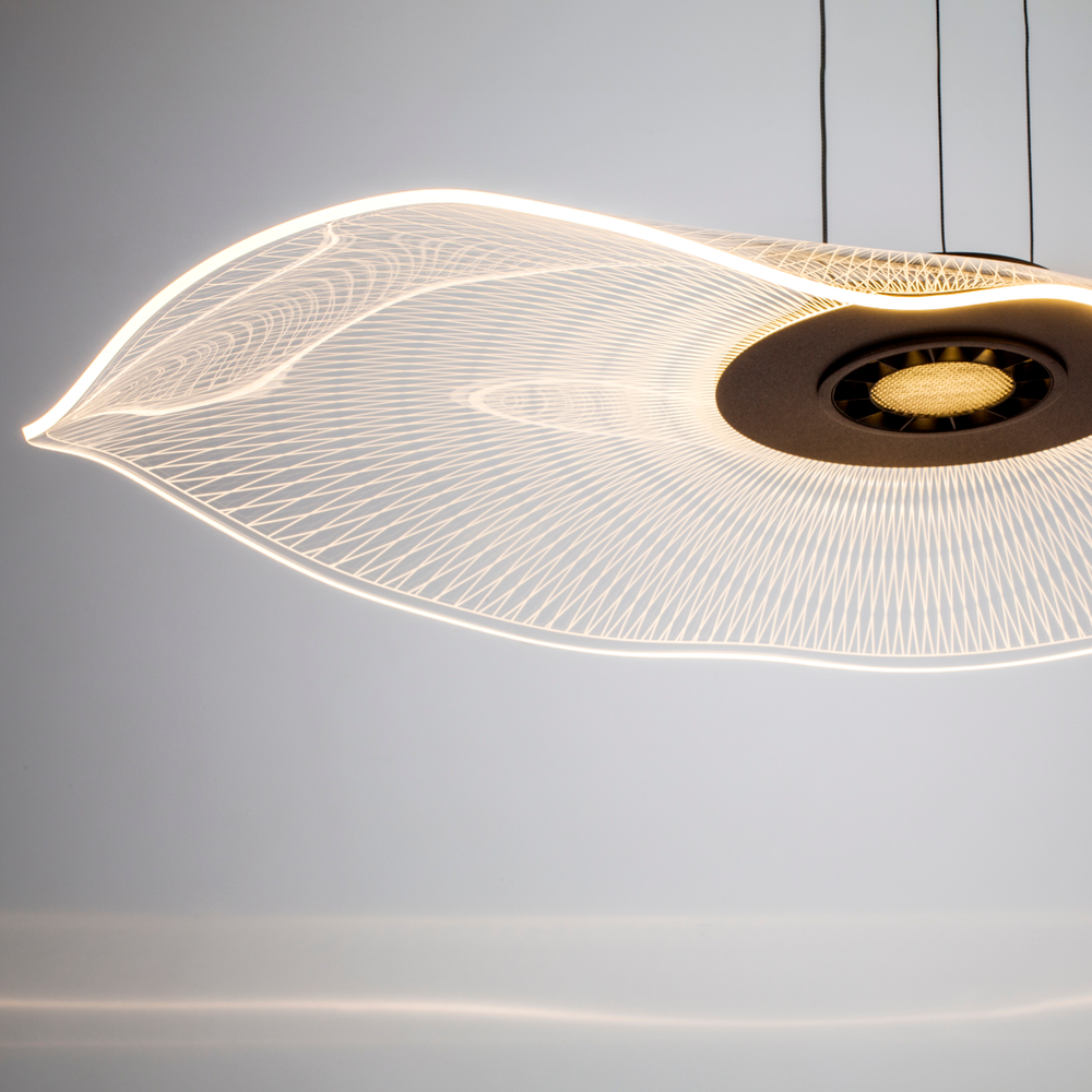 731483 Люстра VARESE 34W LED 2000LM 360G КОФЕЙНЫЙ 3000K