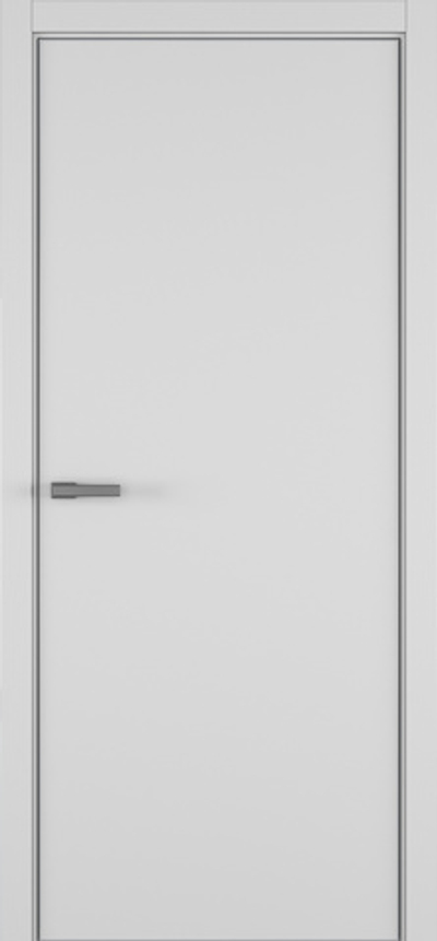 Межкомнатная дверь Zadoor Art-Lite ПГ Elen ALU Chrome Эмаль