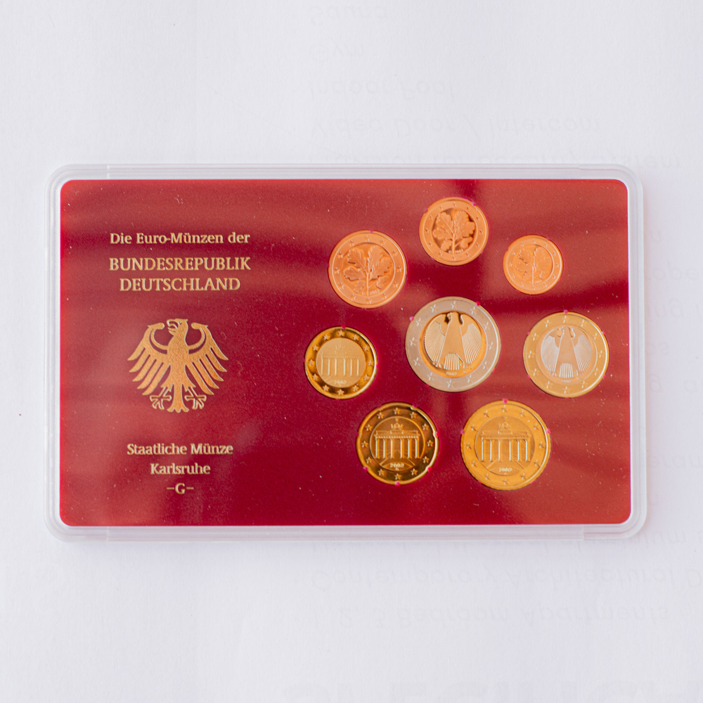 Germany 2002 Proof Coin Sets (A, D, F, G, J)
