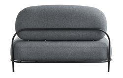 Диван SOFA 06-02 (2-х местный) серый