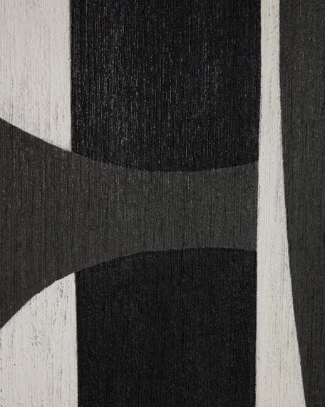 Абстрактная черно-белая картина Onure, 120 x 200 см