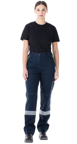 Костюм женский "Джокер-комфорт" с бр. цв. т. син.-желт.