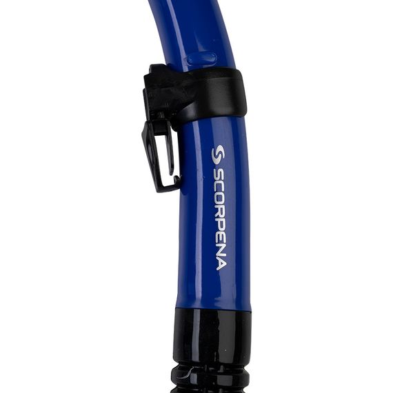 Трубка Scorpena K5 с двумя клапанами синяя