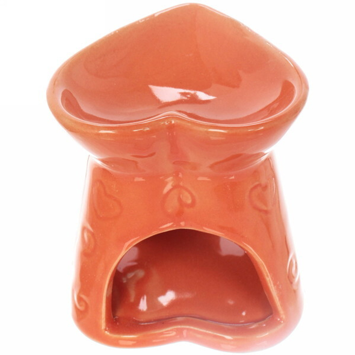 Аромалампа Love цвет оранжевый, керамика 7,2x7x7,6 см