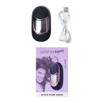 Черный вибромассажер 9,4см Satisfyer Dark Desire