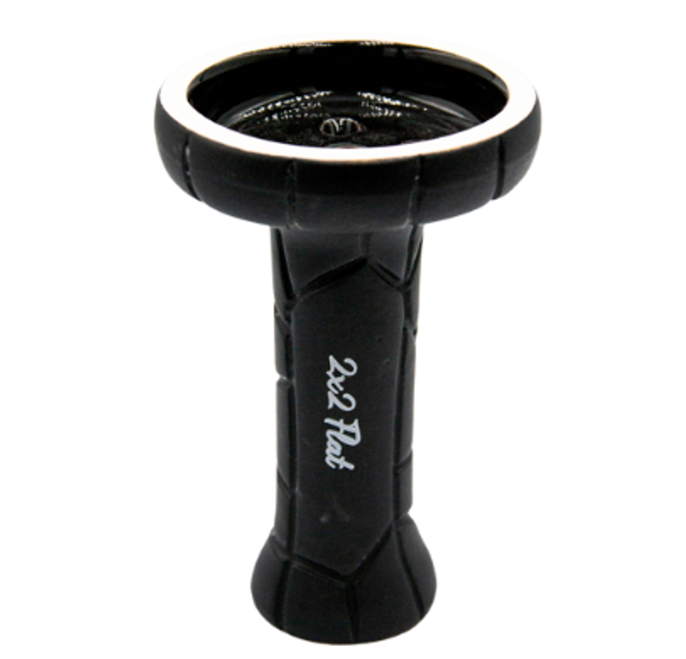 Bowl 2x2 - Flat Turtle Black