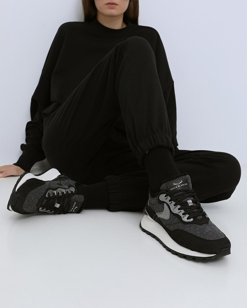 Кроссовки женские VOILE BLANCHE Qwark Hype Fur