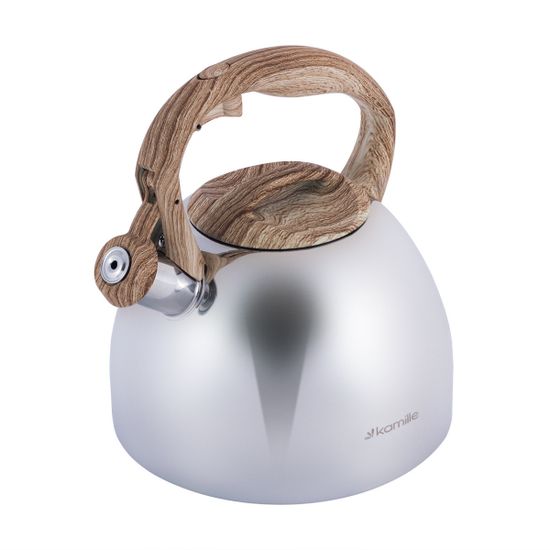Чайник 2,7 л. из нержавеющей стали со свистком Kamille KM-1090