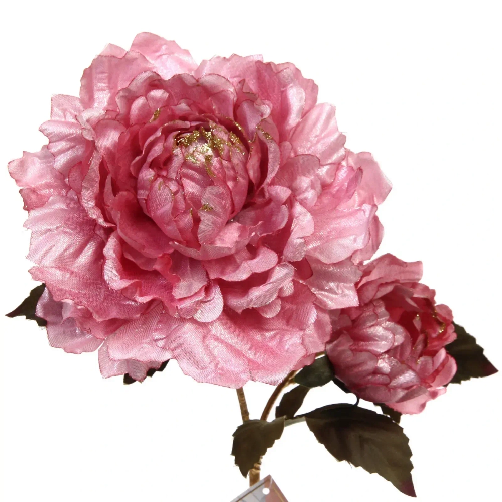 Искусственные цветы «FLOWERS GLAMOUR» 60см Пионы 2 цветка розовые