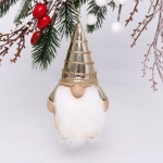 Ёлочная игрушка «Весёлый лесовичок» 6,5*5,5*13 см, шампань