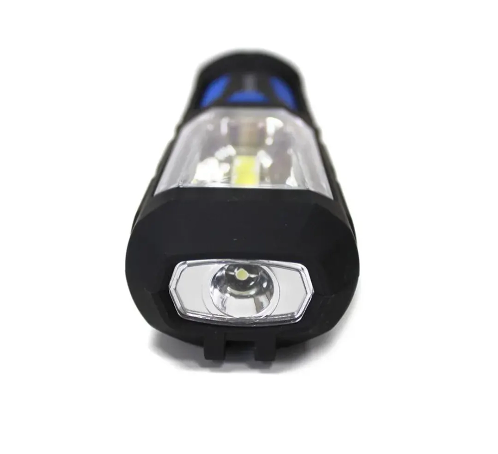 Лампа светодиодная (4W COB LED+1W,2 магнита,крючок,180гр.,250Lm,1.5V, 3хАА, ) RockForce##Rock FORCE RF-L01