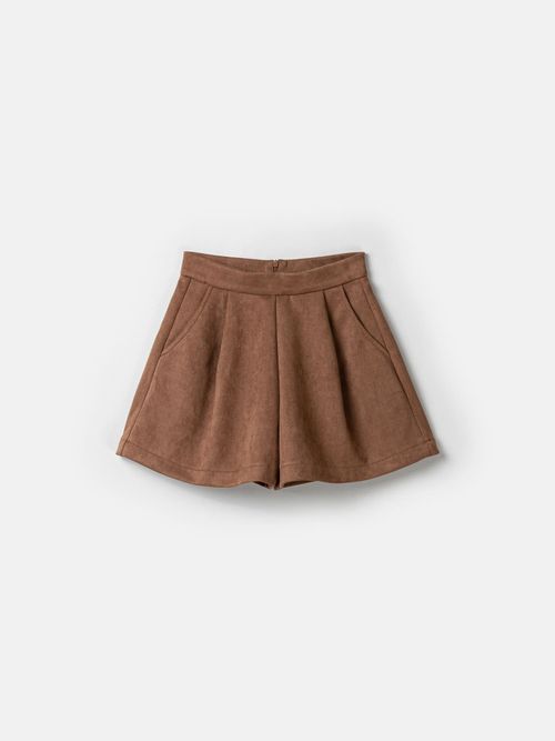 Шорты замшевые 