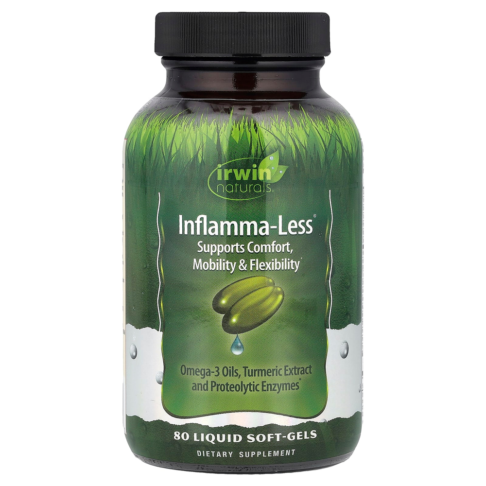 Irwin Naturals, Inflamma-Less, 80 гелевых капсул