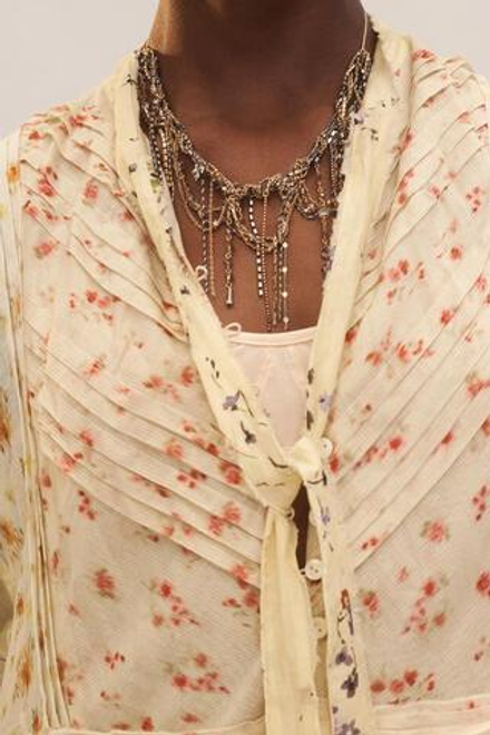 ZARA БЛЕСТЯЩЕЕ ОЖЕРЕЛЬЕ - LIMITED EDITION, ЗОЛОТОЙ/СЕРЕБРЯНЫЙ