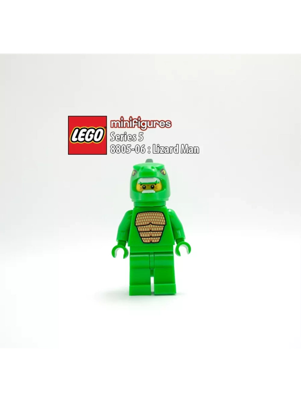 LEGO Минифигурки 5 серия 8805 Lizardman (Человек-ящерица)