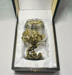 Бокал для коньяка Охота на Глухаря в подарочном футляре