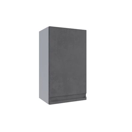 Кухня Модуль П 400 Скала Бетон темный (левый)