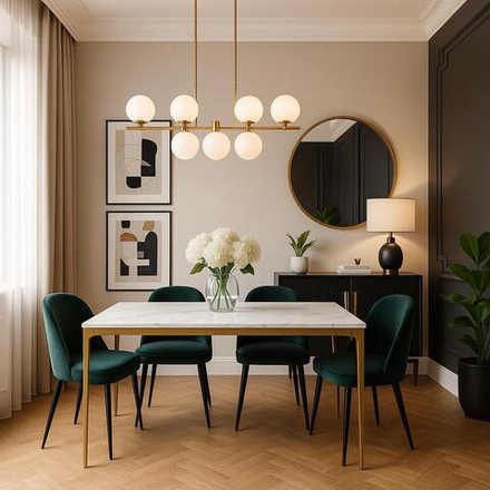 Стол обеденный Ist Casa Камео, 140х80х76 см, белый мрамор (Статуарио)