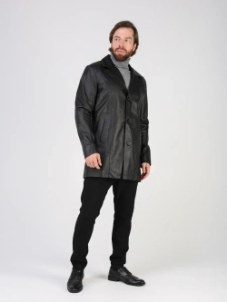 Кожаная куртка демисезонная блейзер пиджак