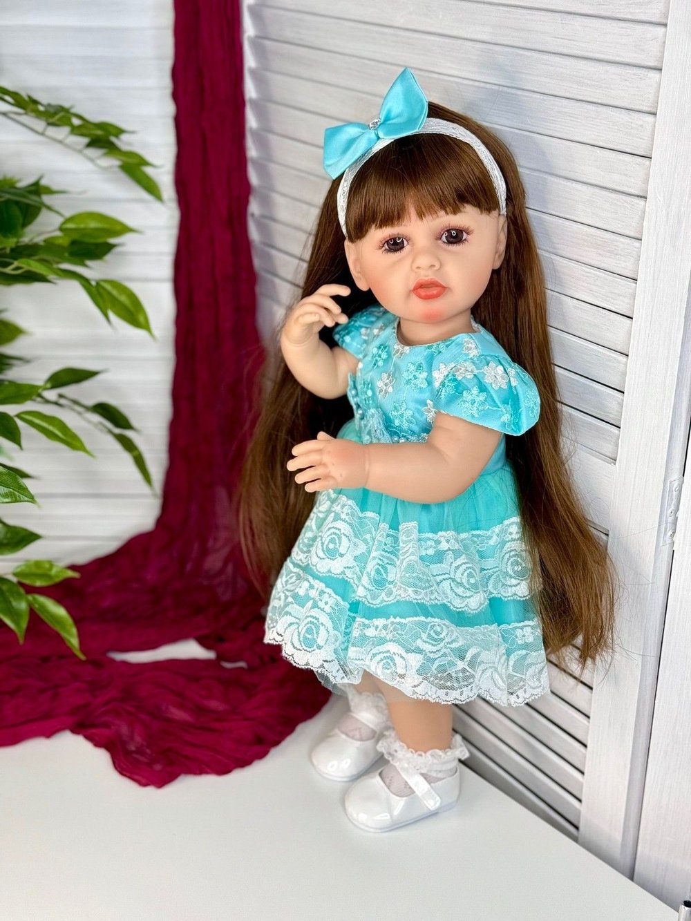 Кукла Реборн виниловая 55см (XZ-009)