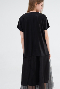 Джемпер женский 3256зпб, черный #505Ч033256зпб