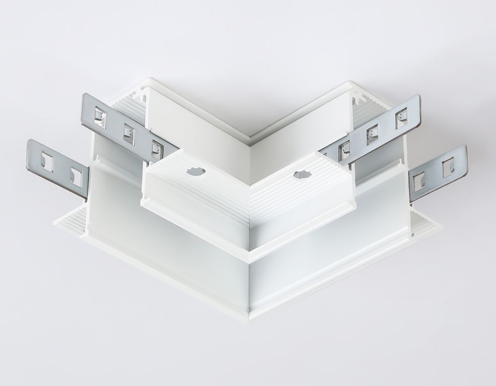 Ambrella Коннектор угловой для встраиваемого шинопровода под ГКЛ 9,5мм Magnetic Standard 48V 20mm Track System GL3352-9.5