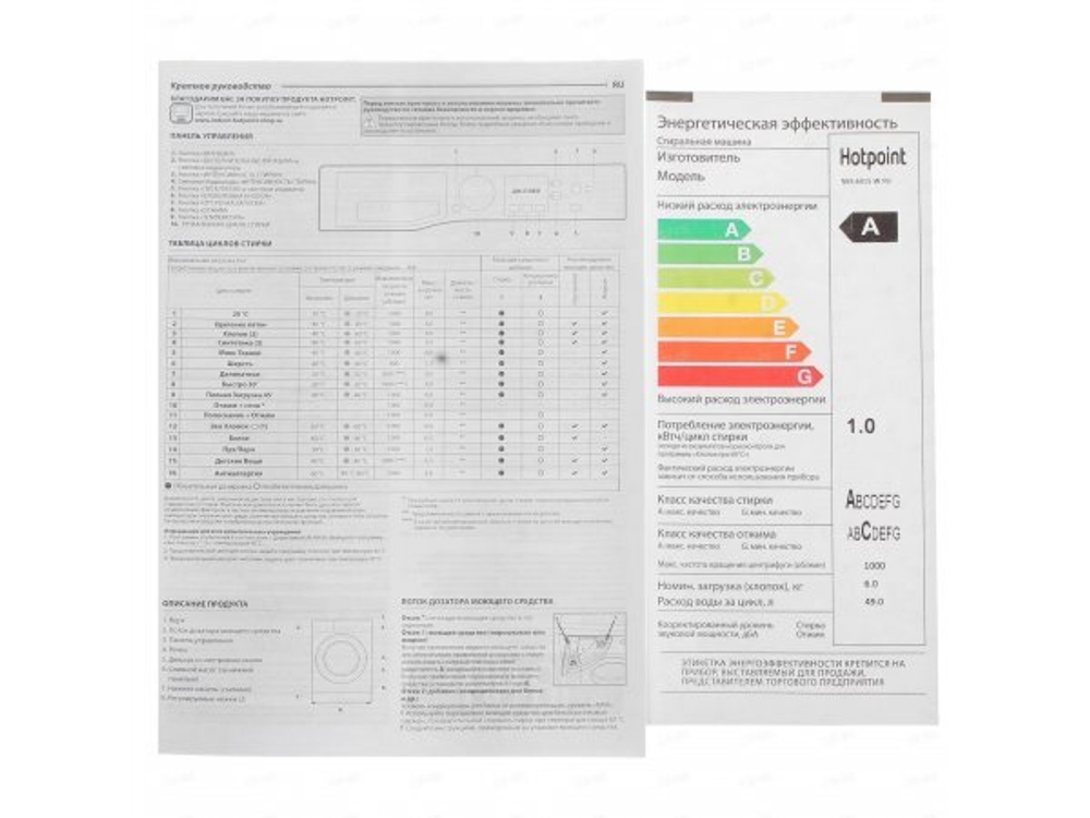 Стиральная машина Hotpoint NSS 6015 W RU