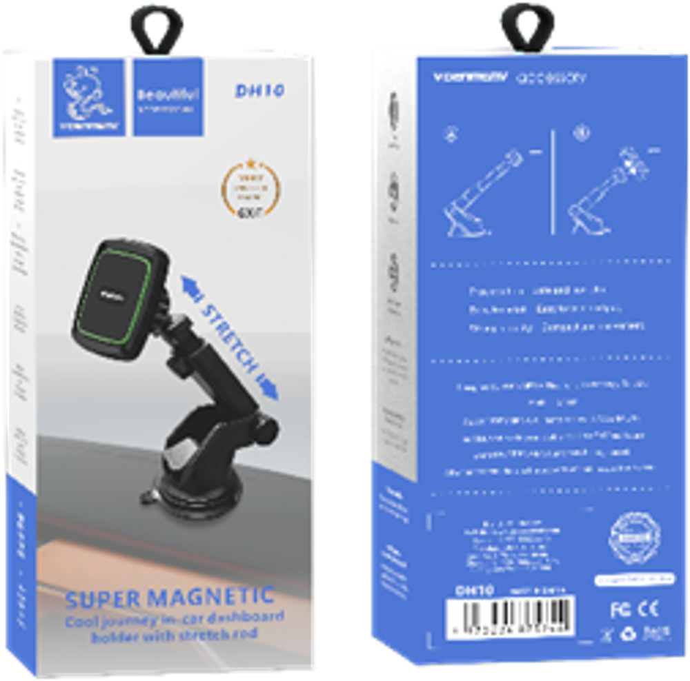 Автомобильный держатель для телефона DENMEN DH10 Magnetic