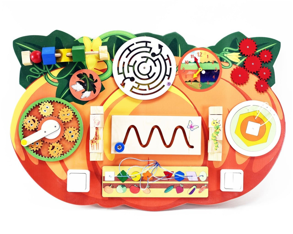 Бизиборд Оранжевая тыква