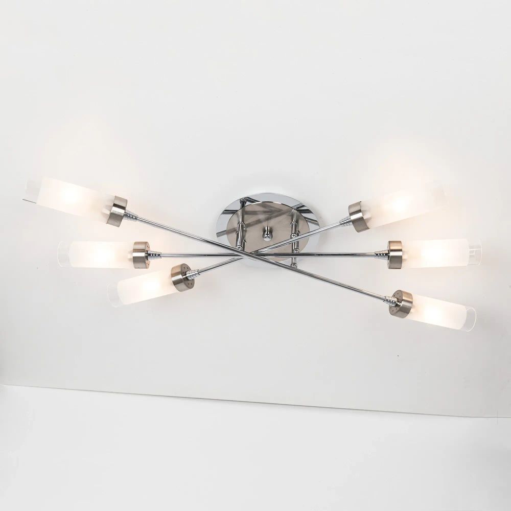 Citilux Хеликс CL109161 Люстра потолочная Матовый Хром