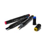 Набор маркеров для скетчинга 96цв, 3,0-6,2мм, Fantasia. Main colors, двусторонние, Mazari