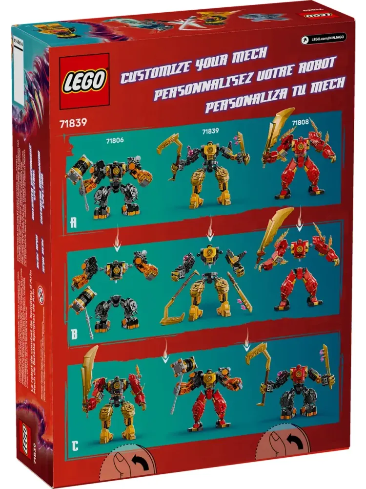 Конструктор Ninjago 71839 Боевой робот Кружитцу Арина