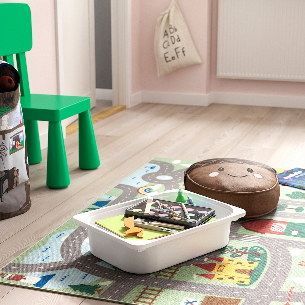 IKEA TROFAST  (ИКЕА ТРОФАСТ)  -  Контейнер, белый, 42x30x10 см