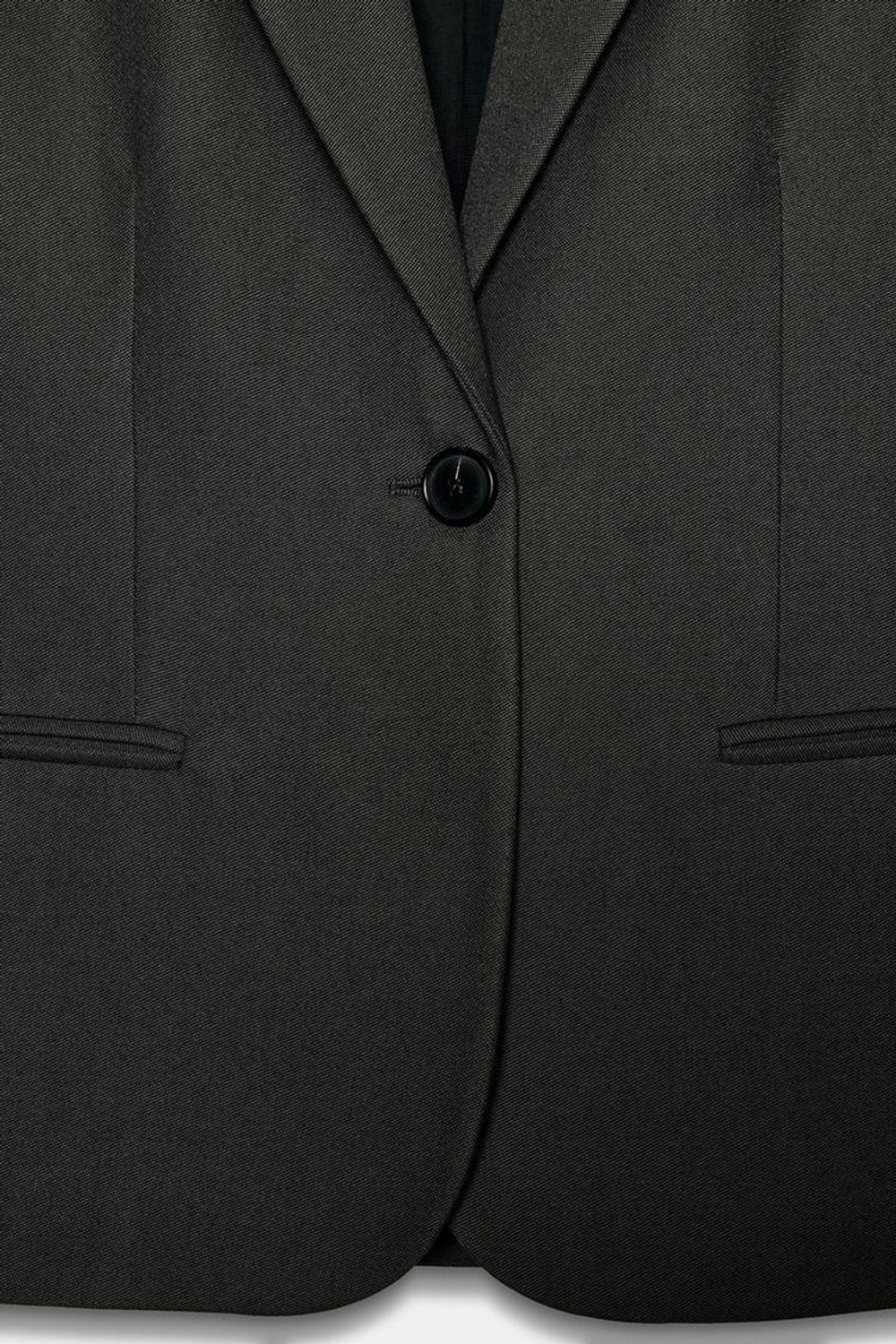 ZARA БЛЕЙЗЕР ПРЯМОГО КРОЯ — ZW COLLECTION, ХАКИ