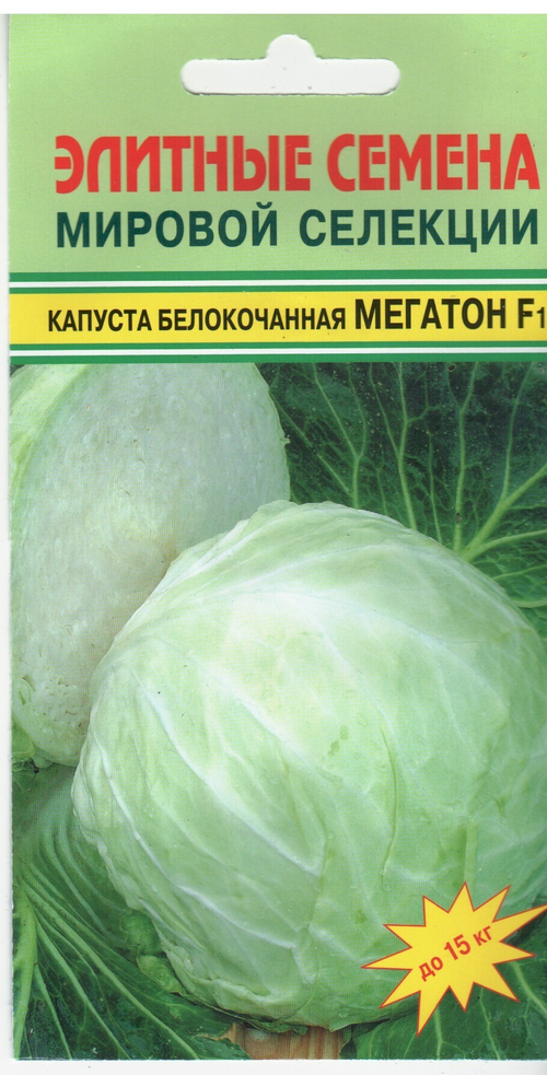 Капуста белокочанная Мегатон F1