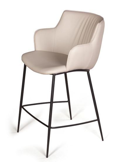 Стул полубарный Sofia экокожа soft-touch цвет серый