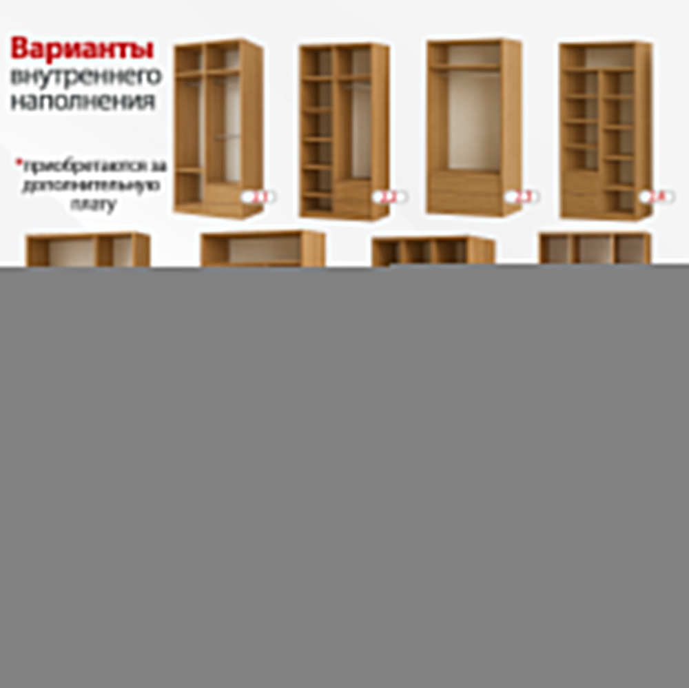 Шкаф-купе Мелисса Белый 101  210*45*260